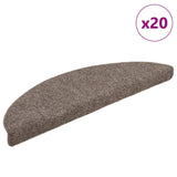 Trapmatten Zelfklevend 20 Stuks Halfrond Beige