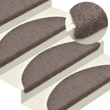 Trapmatten Zelfklevend 20 Stuks Halfrond Beige
