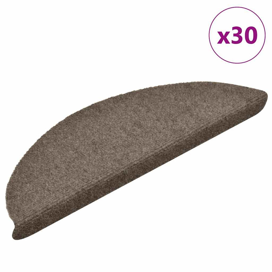 Trapmatten Zelfklevend 20 Stuks Halfrond Beige