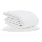 Zomer Dekbed Met Kussen 2 Pcs Wit Donsveertjes