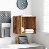 Wandkasten 37X37X37 Cm Bewerkt Hout Kleurig
