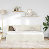 Hoekbedframe Met Hoofdeinde 90 Cm X 190 Cm Fluweel