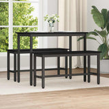 Eetbank Oudhout 100 X 32,5 X 48,5 Cm Engineered Hout En Staal