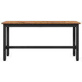 Eetbank Oudhout 100 X 32,5 X 48,5 Cm Engineered Hout En Staal
