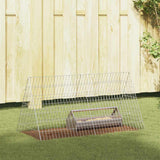 Kippenhok Zilver 215 X 55 X 55 Cm Gegalvaniseerd Staal