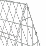 Kippenhok Zilver 215 X 55 X 55 Cm Gegalvaniseerd Staal