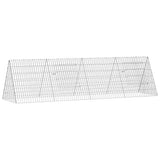 Kippenhok Zilver 215 X 55 X 55 Cm Gegalvaniseerd Staal