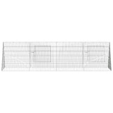 Kippenhok Zilver 215 X 55 X 55 Cm Gegalvaniseerd Staal