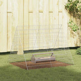 Kippenhok Zilver 215 X 55 X 55 Cm Gegalvaniseerd Staal