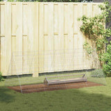 Kippenhok Zilver 215 X 55 X 55 Cm Gegalvaniseerd Staal