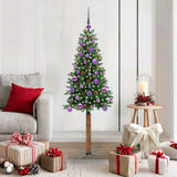Slanke Kerstboom Pvc En Massief Dennenhout