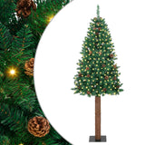 Slanke Kerstboom Pvc En Massief Dennenhout