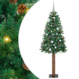Slanke Kerstboom Pvc En Massief Dennenhout