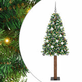 Slanke Kerstboom Pvc En Massief Dennenhout