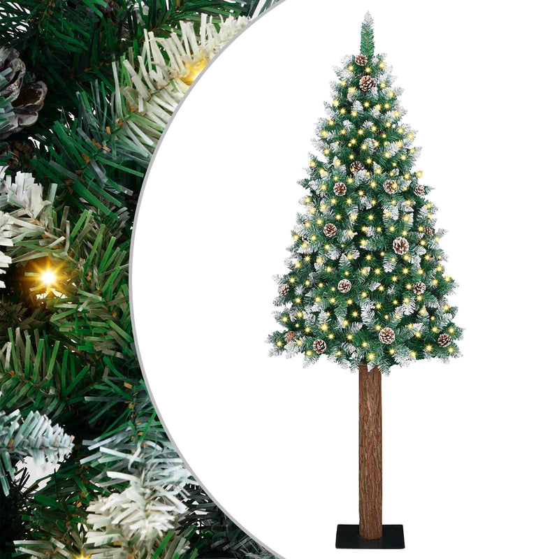 Slanke Kerstboom Pvc En Massief Dennenhout
