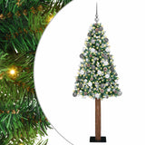 Slanke Kerstboom Pvc En Massief Dennenhout