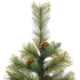 Kunstmatige Scharnier Kerstboom Met Cones Groen
