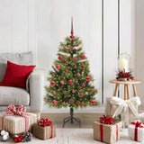 Kunstmatige Scharnier Kerstboom Met Cones Groen