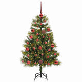Kunstmatige Scharnier Kerstboom Met Cones Groen