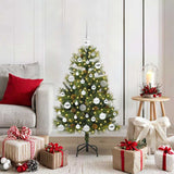 Kunstmatige Scharnier Kerstboom Met Cones Groen