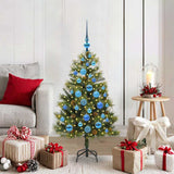 Kunstmatige Scharnier Kerstboom Met Cones Groen
