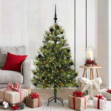 Kunstmatige Scharnier Kerstboom Met Cones Groen