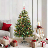 Kunstmatige Scharnier Kerstboom Met Cones Groen