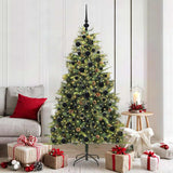 Kunstmatige Scharnier Kerstboom Met Cones Groen