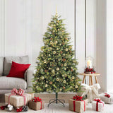 Kunstmatige Scharnier Kerstboom Met Cones Groen