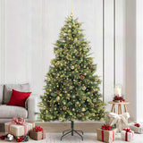 Kunstmatige Scharnier Kerstboom Met Cones Groen