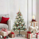 Kunstkerstboom Groen En Wit Pvc En Metaal En Plastic