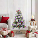 Kunstkerstboom Groen En Wit Pvc En Metaal En Plastic