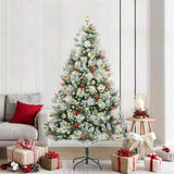 Kunstkerstboom Groen En Wit Pvc En Metaal En Plastic