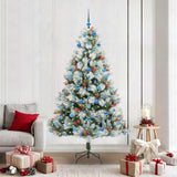 Kunstkerstboom Groen En Wit Pvc En Metaal En Plastic