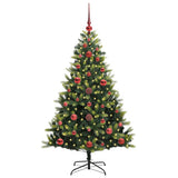 Kunstkerstboom Met Scharnier 150 Leds Groen Pvc En Pe