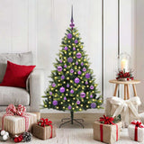 Kunstkerstboom Met Scharnier 150 Leds Groen Pvc En Pe
