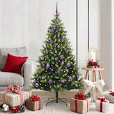 Kunstkerstboom Met Scharnier 150 Leds Groen Pvc En Pe
