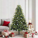Kunstkerstboom Met Scharnier 150 Leds Groen Pvc En Pe