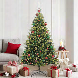 Kunstkerstboom Met Scharnier 150 Leds Groen Pvc En Pe