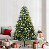 Kunstkerstboom Met Scharnier 150 Leds Groen Pvc En Pe