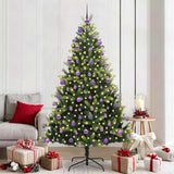 Kunstkerstboom Met Scharnier 150 Leds Groen Pvc En Pe