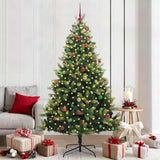 Kunstkerstboom Met Scharnier 150 Leds Groen Pvc En Pe