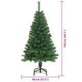 Kunstkerstboom Pvc En Staal En Kunststof