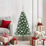 Kunstmatig Voorverlicht Kerstboom Met 300 Led Pvc Groen