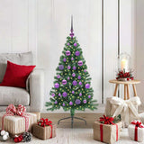 Kunstmatig Voorverlicht Kerstboom Met 300 Led Pvc Groen