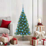 Kunstmatig Voorverlicht Kerstboom Met 300 Led Pvc Groen