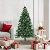 Kunstmatig Voorverlicht Kerstboom Met 300 Led Pvc Groen