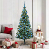 Kunstmatig Voorverlicht Kerstboom Met 300 Led Pvc Groen