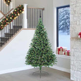 Kunstmatig Voorverlicht Kerstboom Met 300 Led Pvc Groen
