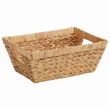 Opslagmanden 2 Pcs Naturel 38 X 28 X 15 Cm Waterhyacint
